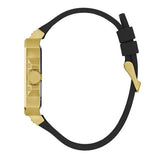 Guess Leo Multifunction Black Dial Black Silicone Strap Watch For Men - GW0637G2 Buy Now By Guess