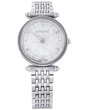 Swarovski Crystalline Wonder Silver Dial Silver Steel Strap Watch for Women - 5656929 Buy Now By Swarovski