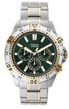 Fossil Garrett Chronograph Green Dial Two Tone Steel Strap Watch for Men - FS5622 Buy Now By Fossil