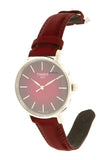 Tissot Everytime Lady Burgundy Dial Burgundy Leather Strap Watch for Women - T143.210.17.331.00 Buy Now By Tissot