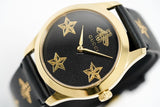 Gucci G Timeless Bee Motif Black Dial Black Leather Strap Watch For Women - YA1264055 Buy Now By Gucci