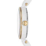 Michael Kors Delray Rose Gold Dial White Steel Strap Watch for Women - MK4315 Buy Now By Michael Kors