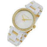 Michael Kors Delray Rose Gold Dial White Steel Strap Watch for Women - MK4315 Buy Now By Michael Kors