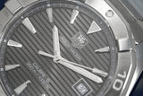 Tag Heuer Aquaracer Automatic Anthracite Grey Dial Silver Steel Strap Watch for Men - WAY2113.BA0928 Buy Now By Tag Heuer
