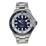 Breitling Superocean Automatic 42mm Blue Dial Silver Steel Strap Watch for Men - A17375E71C1A1 Buy Now By Breitling