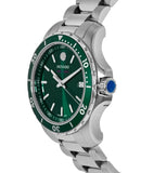 Movado Series 800 Green Dial Silver Steel Strap Watch For Men - 2600136 Buy Now By Movado
