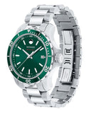 Movado Series 800 Green Dial Silver Steel Strap Watch For Men - 2600136 Buy Now By Movado
