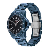 Movado Series 800 Black Dial Blue Ion Plated Steel Strap Watch for Men - 2600139 Buy Now By Movado