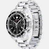 Movado Series 800 Chronograph Black Dial Silver Steel Strap Watch For Men - 2600142 Buy Now By Movado