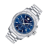 Movado Series 800 Blue Dial Silver Steel Strap Watch for Men - 2600151 Buy Now By Movado