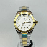 Tag Heuer Aquaracer Quartz White Dial Two Tone Steel Strap Watch for Men - WAY1120.BB0930 Buy Now By Tag Heuer