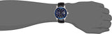 Guess Pinnacle Chronograph Quartz Blue Dial Black Leather Strap Watch For Men - W0673G4 Buy Now By Guess