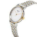 Tissot T Classic Everytime Small White Dial Two Tone Mesh Bracelet Watch For Women - T109.210.22.031.00 Buy Now By Tissot