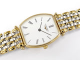 Longines La Grande Classique de Longines Tonneau 22 Gold Watch for Women - L4.205.2.11.7 Buy Now By Longines