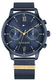 Tommy Hilfiger Blake Quartz Blue Dial Blue Mesh Bracelet Watch for Men - 1782305 Buy Now By Tommy Hilfiger
