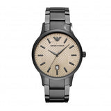 Emporio Armani Renato Quartz Grey Dial Grey Steel Strap Watch For Men - AR11120 Buy Now By Emporio Armani
