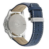 Citizen Eco Drive Calendrier White Dial Blue Leather Strap Watch For Men - BU2020-11A Buy Now By Citizen