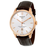 Tissot Chemin Des Tourelles Powermatic 80 Silver Dial Brown Leather Strap Watch For Men - T099.407.36.037.00 Buy Now By Tissot