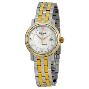 Tissot T Classic Bridgeport Lady White Mother of Pearl Dial Watch For Women - T097.010.22.118.00 Buy Now By Tissot