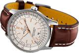 Breitling Navitimer 1 Automatic 41mm White Dial Brown Leather Strap Mens Watch - A17326211G1P1 Buy Now By Breitling