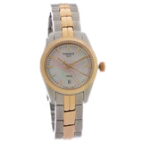 Tissot T Classic PR100 Mother of Pearl Dial Two Tone Steel Strap Watch for Women - T101.010.22.111.01 Buy Now By Tissot