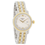 Tissot T Classic Bridgeport Automatic Mother of Pearl Dial Two Tone Steel Strap Watch for Women - T097.410.22.116.00 Buy Now By Tissot