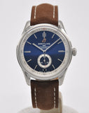 Breitling Premier Automatic 40mm Blue Dial Brown Leather Strap Mens Watch - A37340351C1X2 Buy Now By Breitling