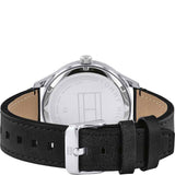 Tommy Hilfiger Spencer Skeleton Black Dial Black Leather Strap Watch for Men - 1791641 Buy Now By Tommy Hilfiger