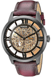 Fossil Townsman Automatic Skeleton Brown Dial Brown Leather Strap Watch for Men - ME3098 Buy Now By Fossil
