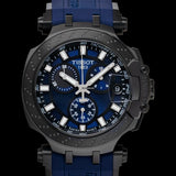 Tissot T Race Chronograph Blue Dial Blue Silicone Strap Watch For Men - T115.417.37.041.00 Buy Now By Tissot