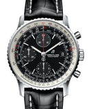 Breitling Navitimer 1 Chronograph 41mm Automatic Black Dial Black Leather Strap Mens Watch - A13324121B1P1 Buy Now By Breitling