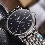 Longines Presence 38.5mm Automatic Stainless Steel Watch for Men - L4.921.4.52.6 Buy Now By Longines