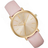 Michael Kors Jaryn Quartz Gold Dial Pink Leather Strap Watch For Women - MK2471 Buy Now By Michael Kors