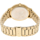 Armani Exchange Cayde Analog Gold Dial Gold Steel Strap Watch For Men - AX2707 Buy Now By Armani Exchange
