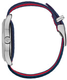 Gucci G Timless Le Marche Des Merveilles Blue & Red Dial Blue & Red Nylon Strap Unisex Watch - YA126495 Buy Now By Gucci