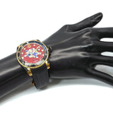 Gucci Dive Quartz Red Dial Black Rubber Strap Watch For Men - YA136325 Buy Now By Gucci