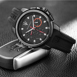 Maserati SFIDA Chronograph Quartz Stainless Steel Black Dial Watch For Men - R8851123007 Buy Now By Maserati