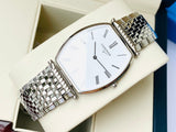 Longines La Grande Classique de Longines Tonneau White Dial Silver Steel Strap Watch for Women - L4.205.4.11.6 Buy Now By Longines