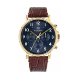 Tommy Hilfiger Daniel Blue Dial Brown Leather Strap Watch for Men - 1710380 Buy Now By Tommy Hilfiger