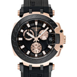 Tissot T Race Chronograph Black Dial Black Silicone Strap Watch For Men - T115.417.37.051.00 Buy Now By Tissot