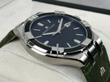 Maurice Lacroix Aikon Quartz Black Dial Green Crocodile Leather Strap Watch for Men - AI1008-PVB21-330-1 Buy Now By Maurice Lacroix