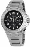 Guess Rigor Quartz Black Dial Silver Steel Strap Watch For Men - W0218G2 Buy Now By Guess