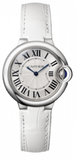 Cartier Ballon Bleu de Cartier Silver Dial White Leather Strap Watch for Women - W6920087 Buy Now By Cartier