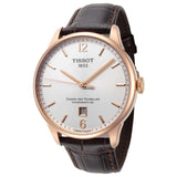 Tissot Chemin Des Tourelles Powermatic 80 Silver Dial Brown Leather Strap Watch For Men - T099.407.36.037.00 Buy Now By Tissot