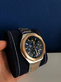 Maserati Stile Chronograph Blue Dial Rose Gold Two Tone Strap Watch For Men - R8873642002 Buy Now By Maserati