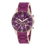 Marc Jacobs Rock Chronograph Purple Dial Purple Silicone Strap Watch for Women - MBM2576 Buy Now By Marc Jacobs
