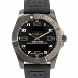 Breitling Aerospace Evo Black Dial Black Rubber Strap Watch for Men - V79363101B1S1 Buy Now By Breitling