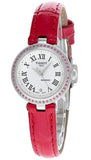 Tissot Bellissima Small Lady Diamonds Mother of Pearl Dial Red Leather Strap Watch For Women - T126.010.66.113.00 Buy Now By Tissot