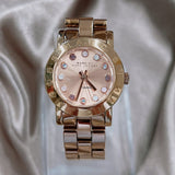 Marc Jacobs Amy Rose Gold Dial Rose Gold Steel Strap Watch for Women - MBM3219 Buy Now By Marc Jacobs