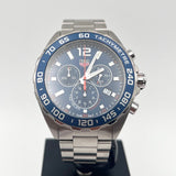 Tag Heuer Formula 1 Chronograph Blue Dial Silver Steel Strap Watch for Men - CAZ1014.BA0842 Buy Now By Tag Heuer